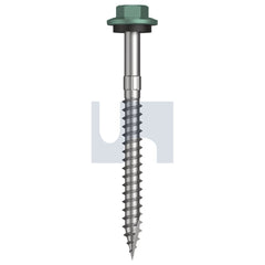 Hobsons - #12-11 x 65 WILDERNESS (RIVERGUM) -CL4 AS3566 + SCRATCHGUARD TYPE 17 HEX HEAD + WASHER | Q613-WI (Pack of 1000)