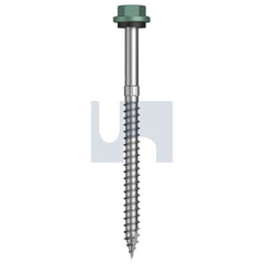 Hobsons - #14-10 x 90 Wilderness (Rivergum) -Cl4 As3566 + Scratchguard Type 17 Hex Head + Washer | Q640-Wi (Pack Of 250)