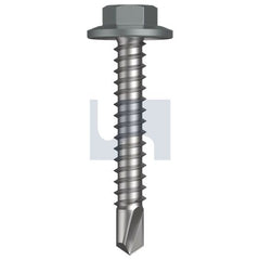 Hobsons - #12-14 x 35 - Windspray (Smokey) - Metal SDS Flanged Hex Head - Class 3 | TWNM3FH1214035