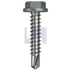 Hobsons - #10-16 x 25 WINDSPRAY (SMOKEY) -CL4 AS3566 METAL SDS FLANGED HEX HEAD | Q185-WN (Pack of 1000)