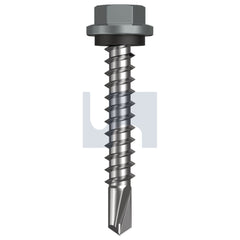 Hobsons - #14-10 x 42 Windspray (Smokey) -Cl4 As3566 Metal Sds Hex Head + Washer | Q330-Wn (Pack Of 1000)