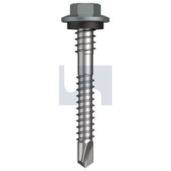 Hobsons - #12-14 x 43 - Windspray (Smokey) - Metal SDS Hex + Washer + Xgrip - Class 4 | TWNM4XH1214043