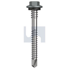 Hobsons - #12-14 x 53 - Windspray (Smokey) - Metal SDS Hex + Washer + Xgrip - Class 4 | TWNM4XH1214053