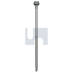 Hobsons - #14-14 X 150 Windspray (Smokey) -Cl4 As3566 Metal Sds Hex + Washer + Xgrip | Qa22-Wn (Pack Of 250)