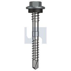 Hobsons - #12-14 x 48 - Windspray (Smokey) - + Scratchguard Metal SDS Hex + Washer + Xgrip - Class 4 | TWNM4XS1214048