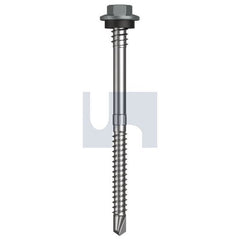 Hobsons - #12-14 x 80 - Windspray (Smokey) - + Scratchguard Metal SDS Hex + Washer + Xgrip - Class 4 | TWNM4XS1214080