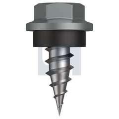 Hobsons - #8-15 x 12 - Windspray (Smokey) - Needle Pt SDS Hex + Wash - Class 4 - Qty 1000 | TWNN4SH0815012