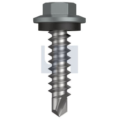 Hobsons - M6.2-13 x 25 Windspray (Smokey) -Cl4 As3566 Vmax Sds Hex + Washer | Qa47-Wn (Pack Of 500)