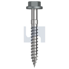 Hobsons - #14-10 x 50 - Windspray (Smokey) - + Scratchguard Type 17 Flanged Hex Head - Class 4 - Qty 1000 | TWNW4FS1410050