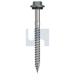 Hobsons - #12-11 x 65 WINDSPRAY (SMOKEY) -CL4 AS3566 + SCRATCHGUARD TYPE 17 HEX HEAD + WASHER | Q613-WN (Pack of 1000)