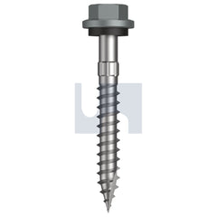 Hobsons - #14-10 x 50 Windspray (Smokey) -Cl4 As3566 + Scratchguard Type 17 Hex Head + Washer | Q625-Wn (Pack Of 1000)