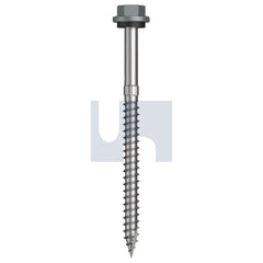 Hobsons - #14-10 x 90 Windspray (Smokey) -Cl4 As3566 + Scratchguard Type 17 Hex Head + Washer | Q640-Wn (Pack Of 250)