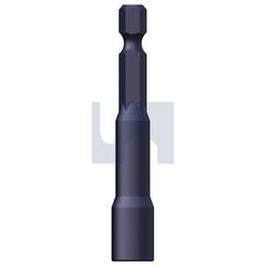 Hobsons - 1/4" x 65" - S2 Alloy Steel Standard Drive Bit 1 4 Magnetic Nut Setter - Qty 10 | TXDDPNSS25065
