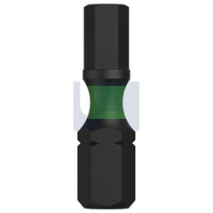 Hobsons - Hx5 X 25 S2 Alloy Steel Impax Drive Bit 1 4 Insert Hex - Black - Qty 25 | TXDIIHXS50025