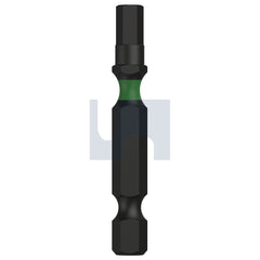 Hobsons - Hx5 X 50 S2 Alloy Steel Impax Drive Bit 1 4 Power Hex - Black - Qty 25 | TXDIPHXS50050
