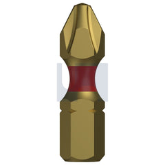 Hobsons - Ph2 X 25 S2 Alloy Titan Titanium Nitride Drive Bit 1 4 Insert Phillips - Qty 25 | TXDTIPHS20025