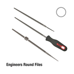 Toledo - File Round 100mm 2nd Cut CD | 04RD02CD