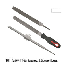 Toledo - File Millsaw Tapered 200mm 2Cut CD | 080302CD