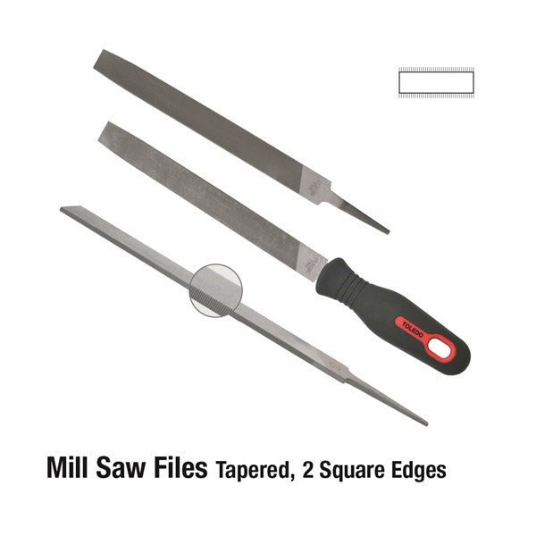 Toledo - File Millsaw Tapered 250mm 2Cut CD | 100302CD