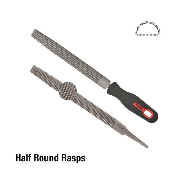 Toledo - Rasp Half Round 2nd Cut 250mm CD | 141502CD