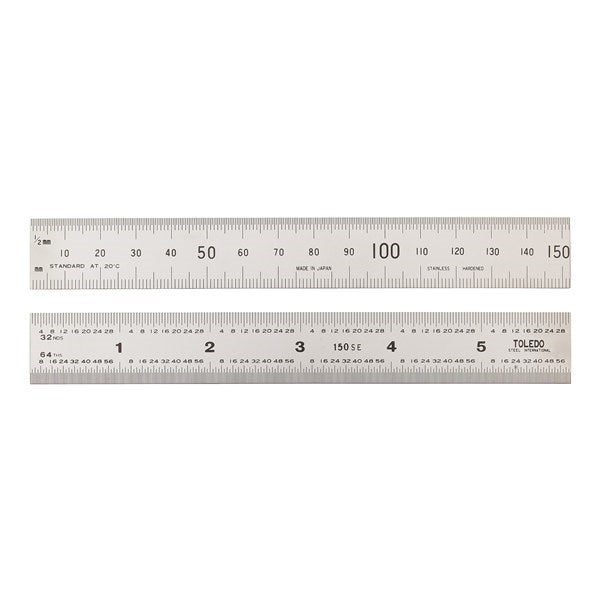 Toledo - S/Steel Rule 150mm/6" | 150SE