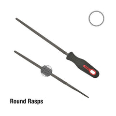 Toledo - Rasp Round 250mm 2nd Cut CD | 151502CD