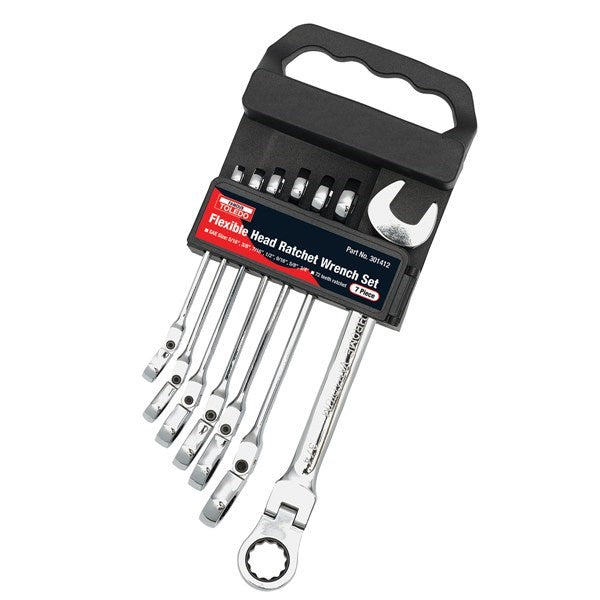 Toledo - Flex Head Ratchet Wrench Set SAE | 301412