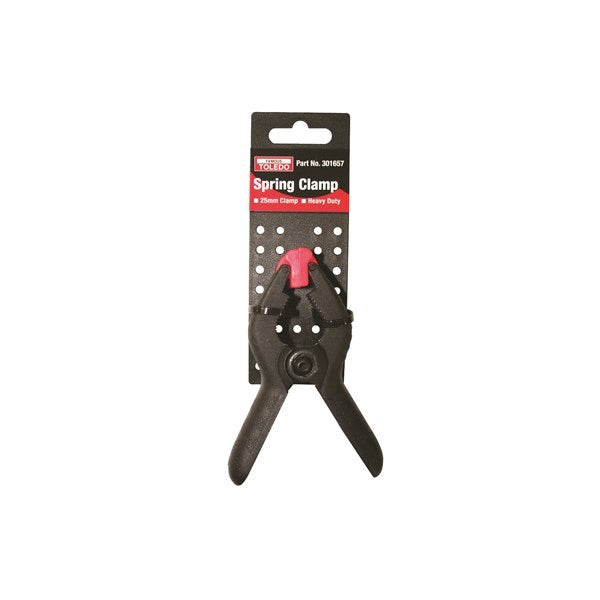 Toledo - Spring Clamp 25mm Carded | 301657