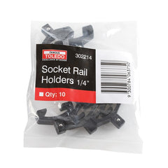 Toledo - Socket Rail Holders 1/4"10PK | 302214