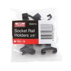 Toledo - Socket Rail Holders 3/8" 10PK | 302215