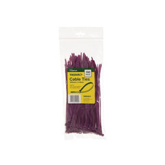 Tridon - Cable Tie Purple 200 x 4.8mm PK100 | CT205PUCD
