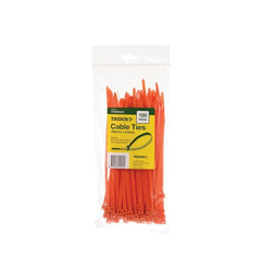 Tridon - Cable Tie Orange 200 x 4.8mm PK100 | CT205RACD