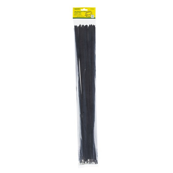Tridon - Black Coated Cable Tie SS 600 x 5mm | CTSC604