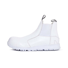 Mack - Tuned Boot Safety Slip resistant Unisex White UK 9 Pair | MK00TUNEDWWF090