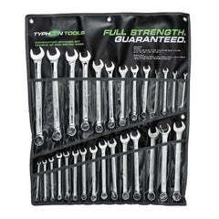 Typhoon Tools - 28 pce Combination Spanner Set Af & Met | 70020