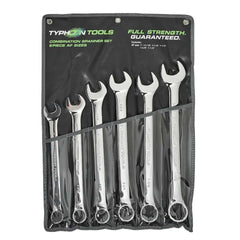 Typhoon Tools - 6 pc Jumbo Combination Spanner Set Af 1" - 1 1/2" | 70025