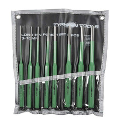 Typhoon Tools - Long Pin Punch Set - 8 Pc 3-10mm (200mm) | 70502