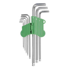 Typhoon Tools - Af Long Ball Point Hex Key Set  1/16" - 3/8" - 9pc | 70613