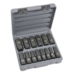 Typhoon Tools - 1/2" Dr Deep Impact Socket Set 14 Pc Metric | 72501