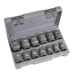 Typhoon Tools - 1/2" Dr Standard Impact Socket Set 13 Pc AF | 72502