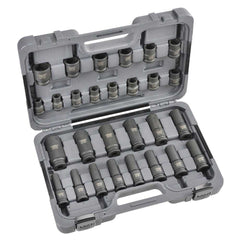 Typhoon Tools - 1/2" Drive 28 Pc Metric Standard & Deep Impact Socket Set 10 - 27mm | 72506