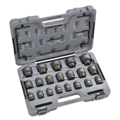 Typhoon Tools - 1/2" Dr Standard Impact Socket Set Metric 10-36mm 20 Pc | 72542