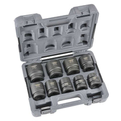 Typhoon Tools - 1" Dr 9 Pc Standard Impact Socket Set AF 1" to 2" | 72610