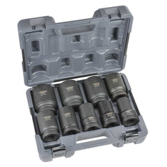 Typhoon Tools - 1" Dr 9 Pc Deep Impact Socket Set AF 1" to 2" | 72611
