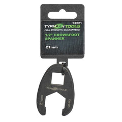 Typhoon Tools - 21mm 1/2" Dr Crowsfoot Spanner | 73221