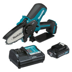 Makita Tools - 12V Max Brushless 100mm Pruning Saw Kit - Includes 1 x 2.0Ah Battery & Charger | UC100DWA