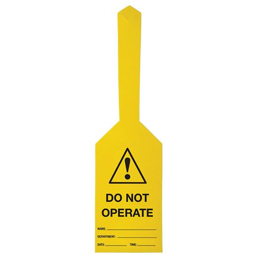 Uniform Safety Signs - 170x80mm - Self Locking Tags - P () | Uniform ...