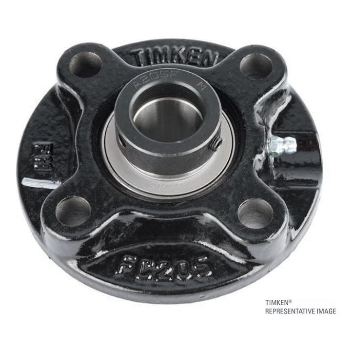 Timken - Round Flange Cartridge Unit (Light Duty) for 15mm Shaft | UELFC202