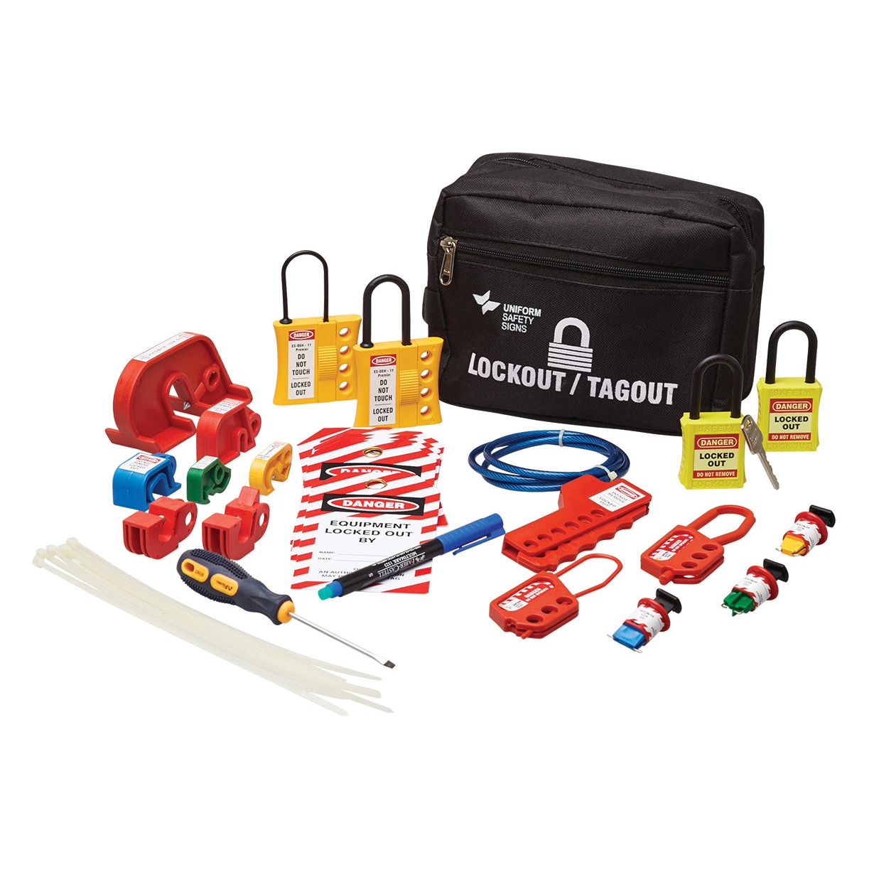Uniform Safety Signs - Circuit Breaker Lockout Kit | UL326
