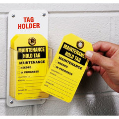 Uniform Safety Signs - Tag Holder - Single Hole | UL344